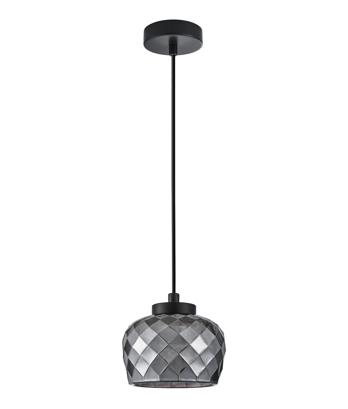 CARAMELLE: Interior LED Tri-CCT Glass with Segments Ellipse Pendant Lights
