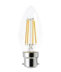 Thumbnail for Candle LED Filament Dimmable Globes Clear Diffuser (4W)