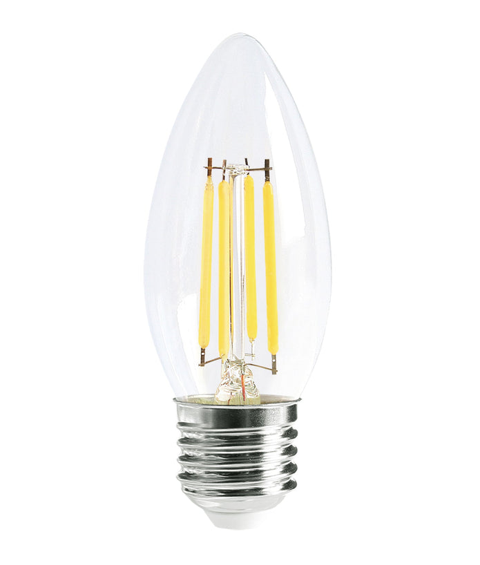 Candle LED Filament Dimmable Globes Clear Diffuser (4W)