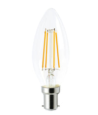 Thumbnail for Candle LED Filament Dimmable Globes Clear Diffuser (4W)