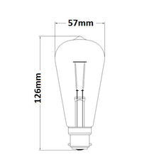 Thumbnail for ST57 LED Filament Globes (4W)