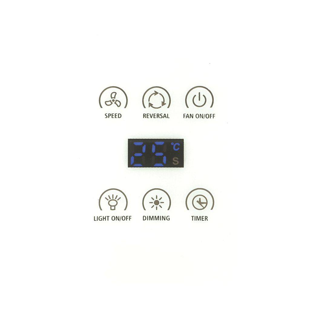 dc wall controller to suit dc ceiling fans cfa wc1