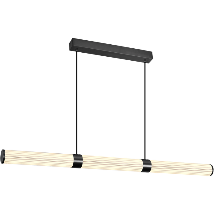 Charm Black with Black cord 45W CCT 1500mm Linear LED Pendant
