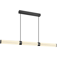 Thumbnail for Charm Black with Black cord 45W CCT 1500mm Linear LED Pendant