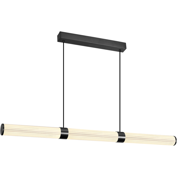 Charm Black with Black cord 45W CCT 1500mm Linear LED Pendant
