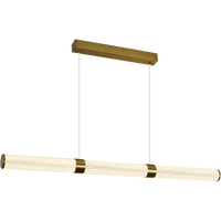 Thumbnail for Charm Brass with Clear cord 45W CCT 1500mm Linear LED Pendant