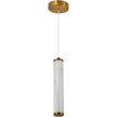 Charm Brass with Clear Cord 10W 1 Light CCT LED Pendant
