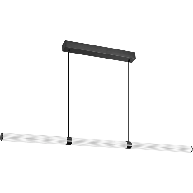 Charm Black with Black cord 60W CCT 2000mm Linear LED Pendant