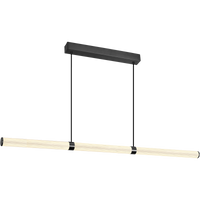Thumbnail for Charm Black with Black cord 60W CCT 2000mm Linear LED Pendant