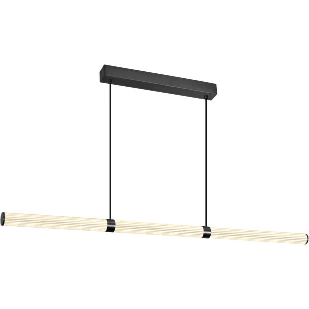 Charm Black with Black cord 60W CCT 2000mm Linear LED Pendant