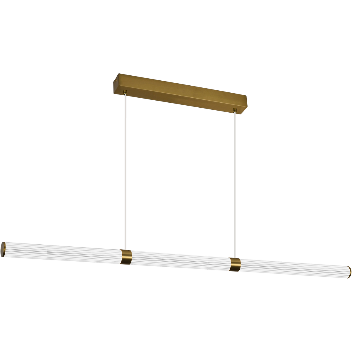 Charm Brass with Clear cord 60W CCT 2000mm Linear LED Pendant