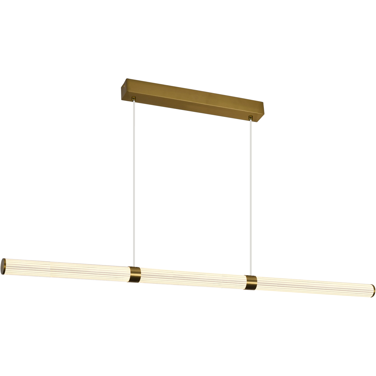 Charm Brass with Clear cord 60W CCT 2000mm Linear LED Pendant