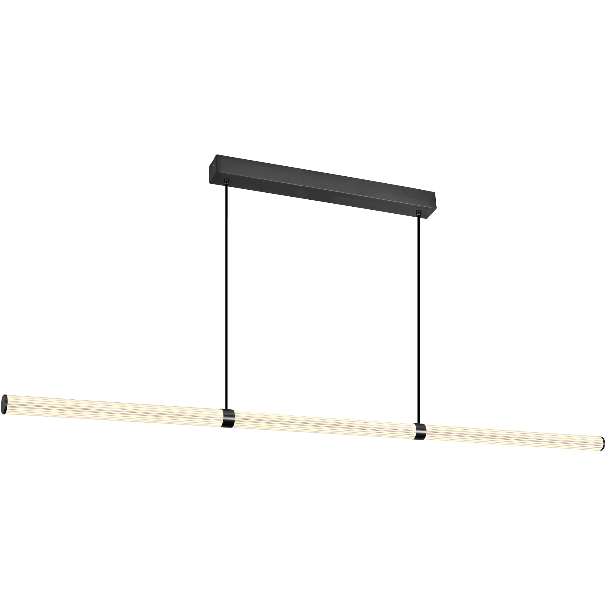 Charm Black with Black cord 75W CCT 2500mm Linear LED Pendant