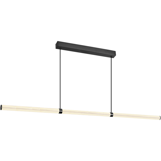 Charm Black with Black cord 75W CCT 2500mm Linear LED Pendant