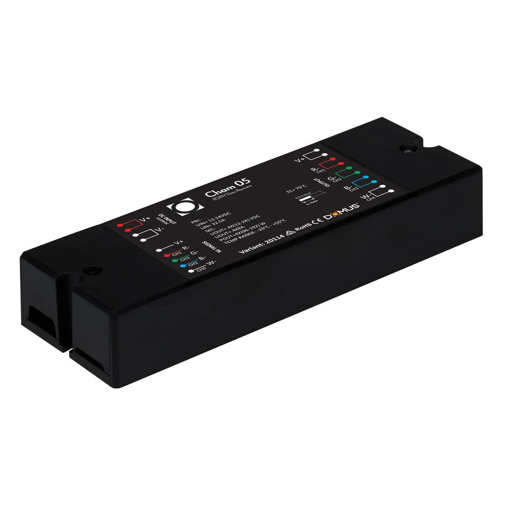 chameleon rgbw data repeater 4 channels cham dr 4c