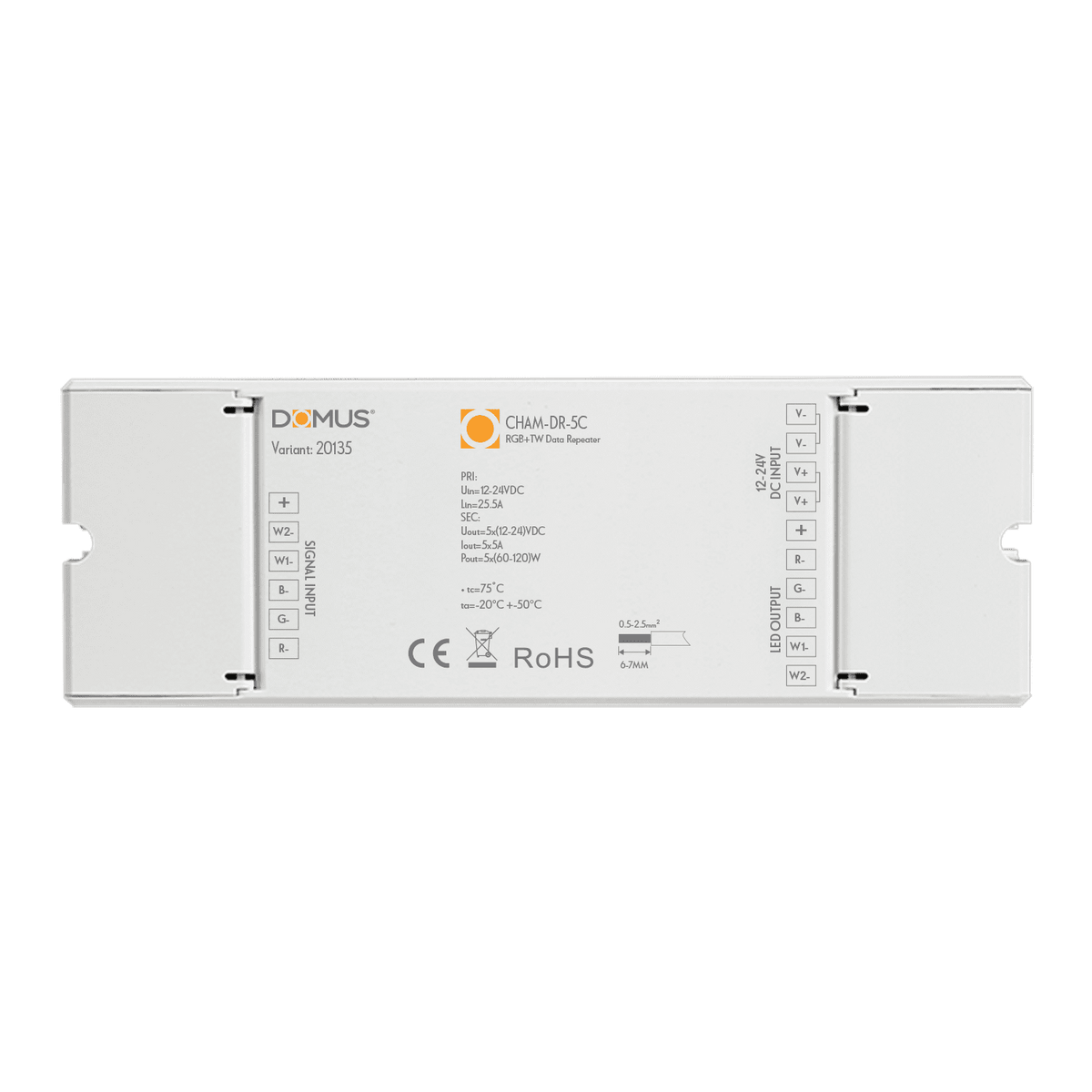 Cham DR 5C/ RGB+TW Data Repeater