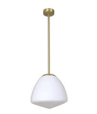 Thumbnail for CIOTOLA: Interior Tipped Medium Dome Frosted Glass Pendant Lights