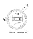 CKTRI: LED Tri-CCT Oyster Conversion Kits (12-24W)