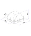 LED Exterior Bulkhead Light IP65 IK10