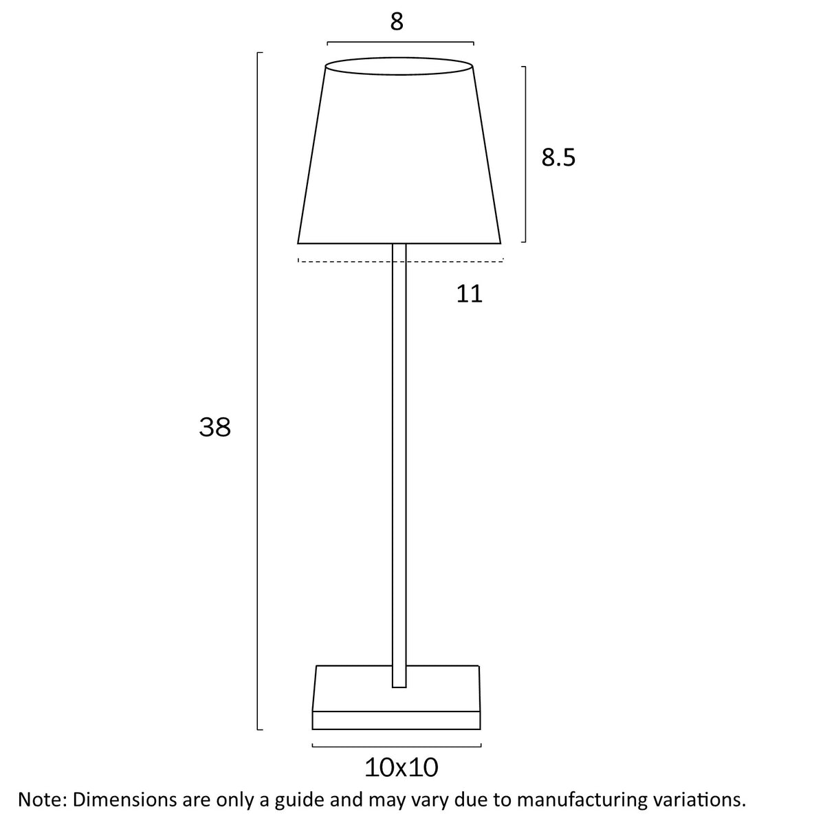 Clio 3W 3000K Rechargeable Table Lamp in 5 Colours