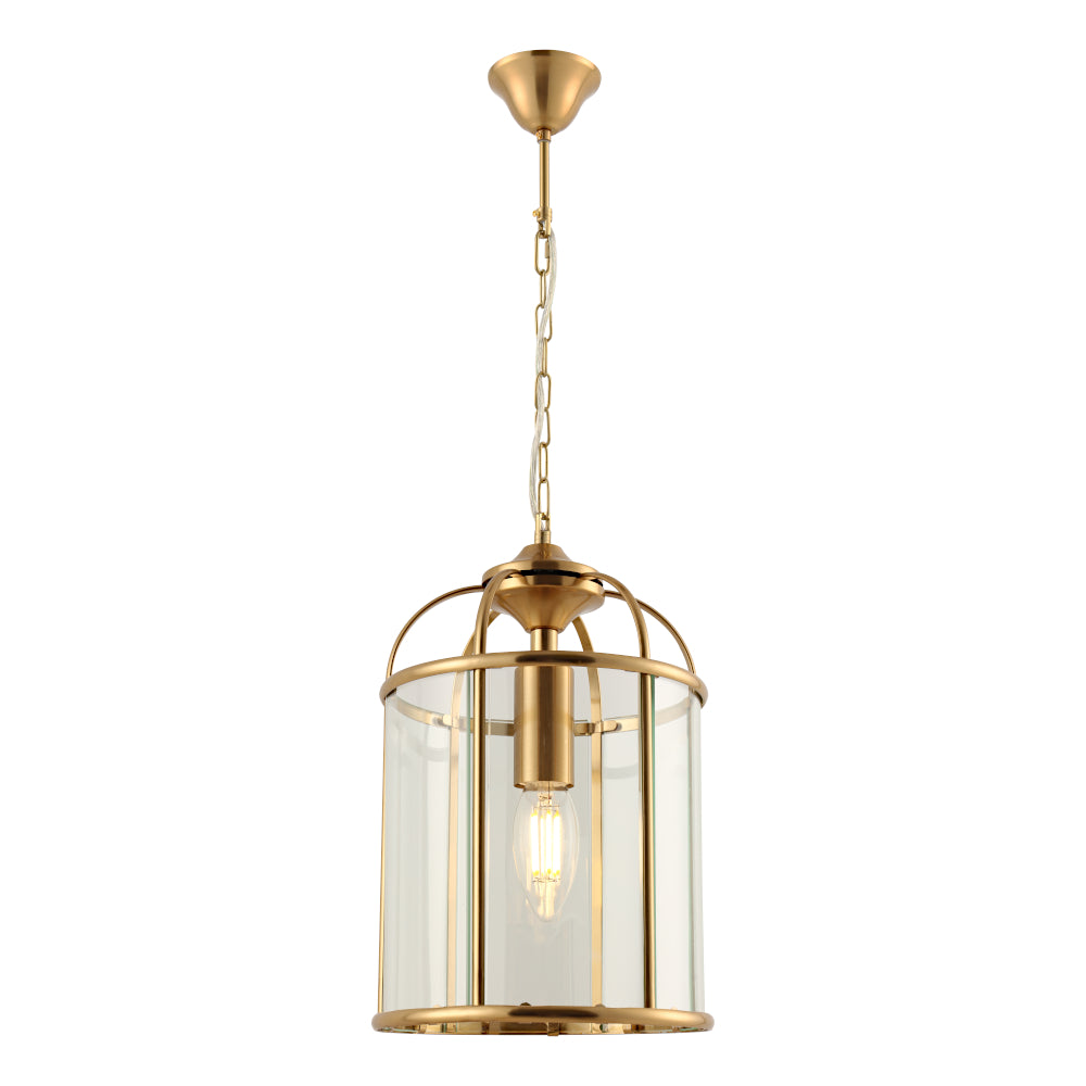 Clovelly 1 Light Pendant Gold