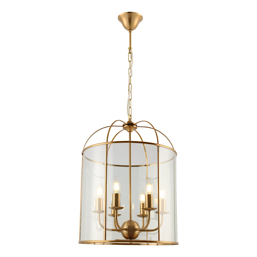 Clovelly 6 Light Pendant Gold