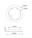 CLUSTER: Pendant Canopies (Round)