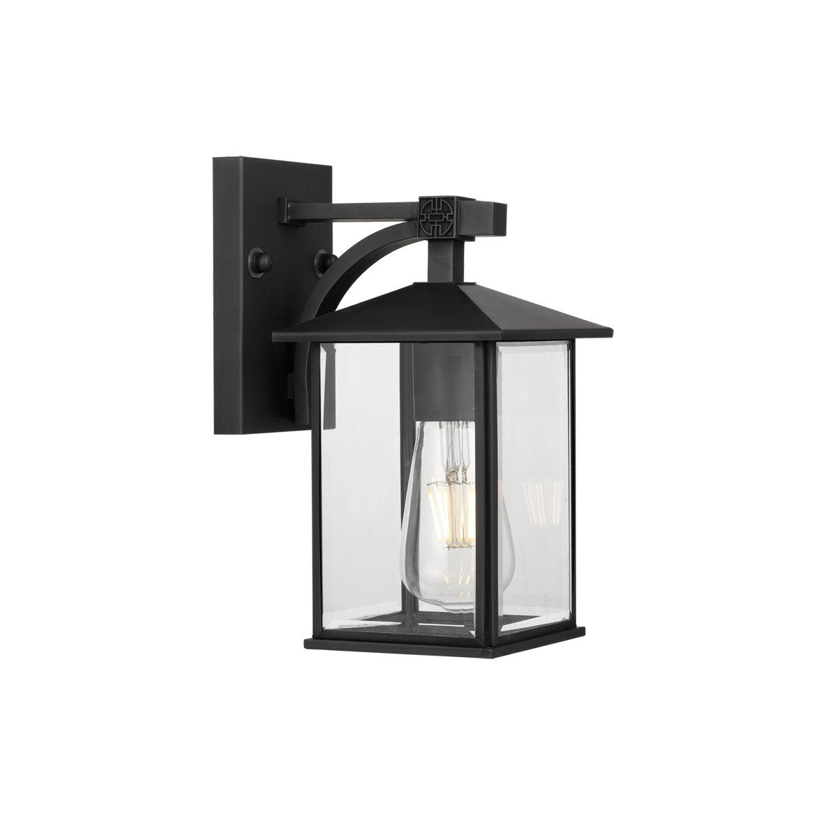 Coby Small IP44 Exterior Wall Light in Black