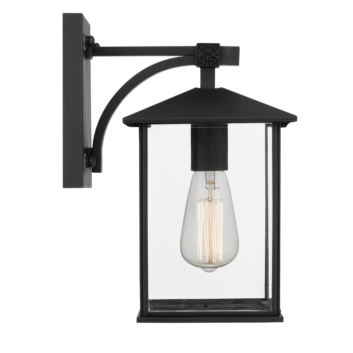 Coby Large IP44 Exterior Wall Light in Black