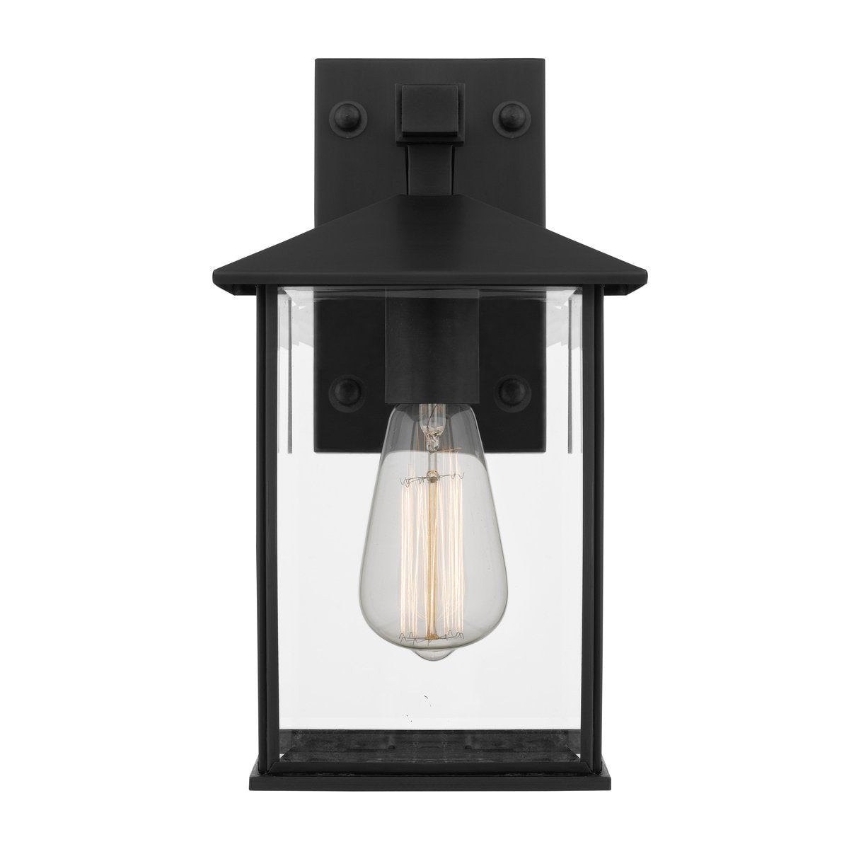 Coby Large IP44 Exterior Wall Light in Black