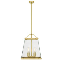 Thumbnail for Colair 4 Light Solid Brass Pendant Light