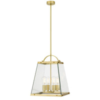 Thumbnail for Colair 4 Light Solid Brass Pendant Light