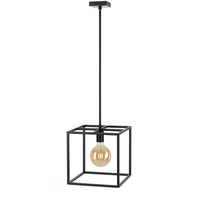 Thumbnail for Collins 1 Light Pendant Light in Matt Black