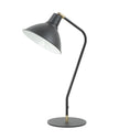 COLLO:  Cone Shade with Antique Brass Highlight Table Lamps