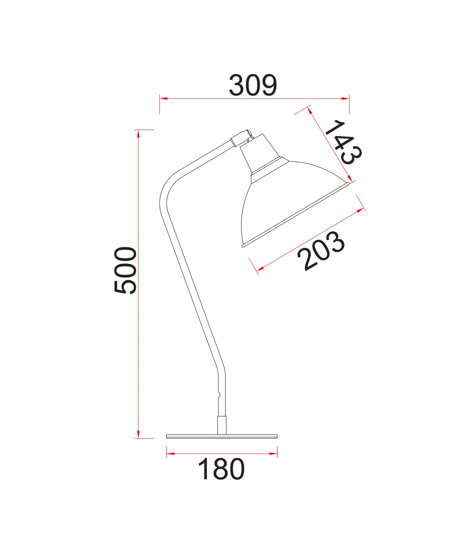 COLLO:  Cone Shade with Antique Brass Highlight Table Lamps