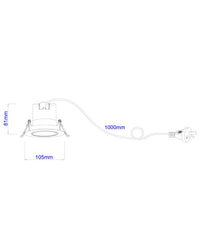 Thumbnail for COMET: LED Tri-CCT Dimmable Gimbal Low Glare Recessed Downlights IP20