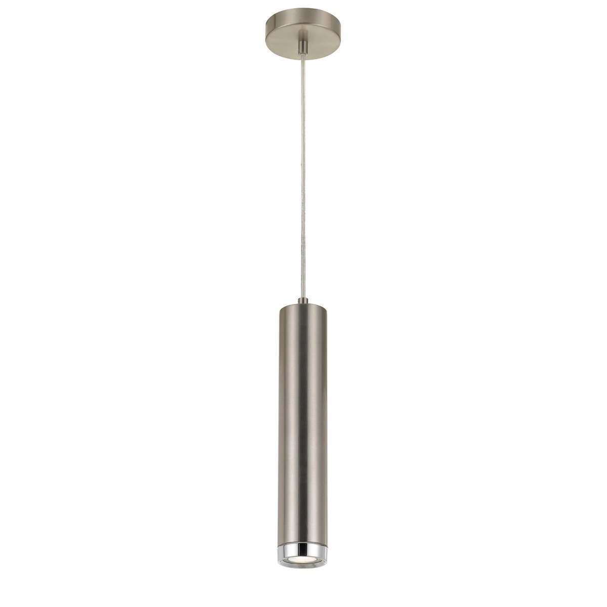 Condo 1 Light Pendant Light in Nickel