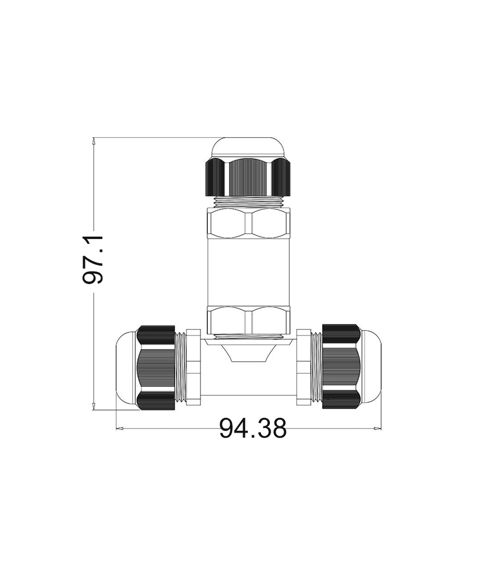 CONN006-007: Waterproof Connector IP68