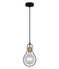 Thumbnail for CONTOUR: Interior Black Wire Pear Shape Pendant Light