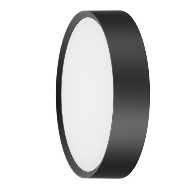 Cooper II LED 250mm Diameter Wall 12W Tri-Colour IP65 Black