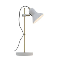 Thumbnail for Corelli Table Lamp in Antique Brass & White