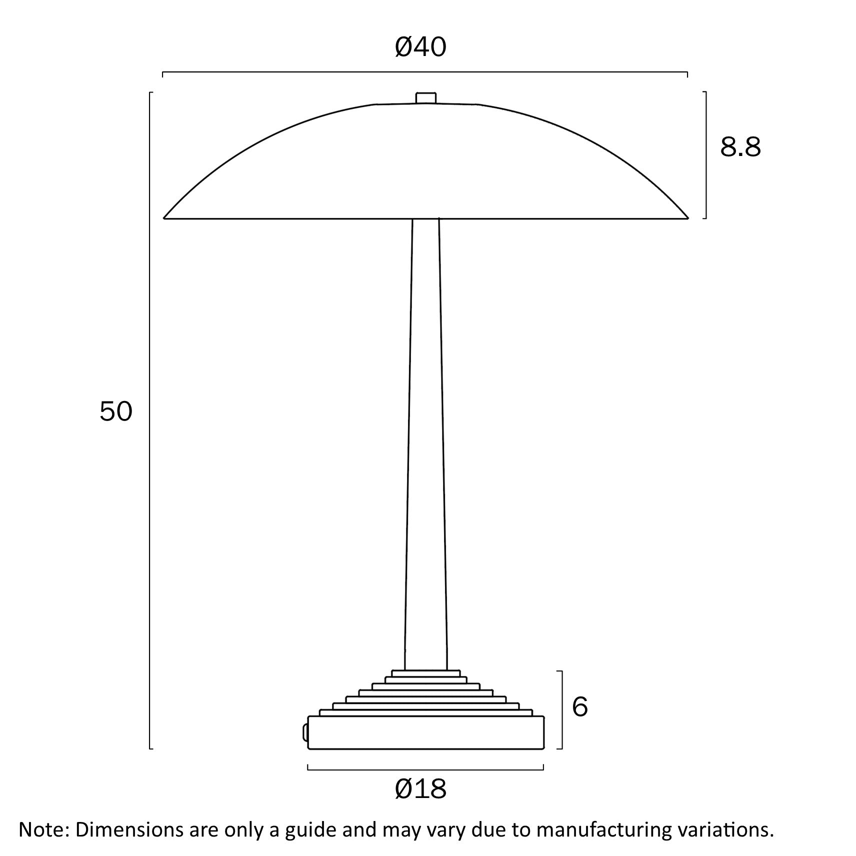 Corvus Antique Brass & Dark Coffee, Table Lamp