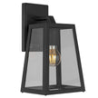 Cosca 180 Black/Smoke IP43 Exterior Wall Light