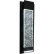 Coot Bubble Glass 300mm Exterior Wall Light LED 12W TRI Colour Non-dimmable Black IP65