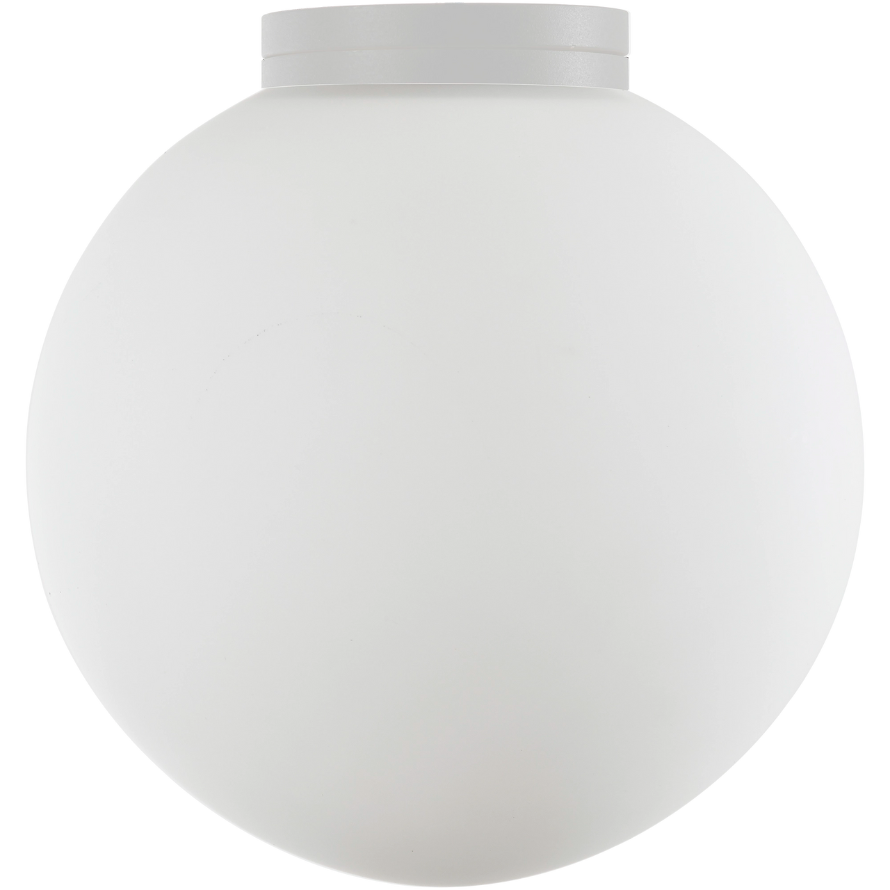 Crest Orb Ø120 Wall Light G9 White with Opal IP44
