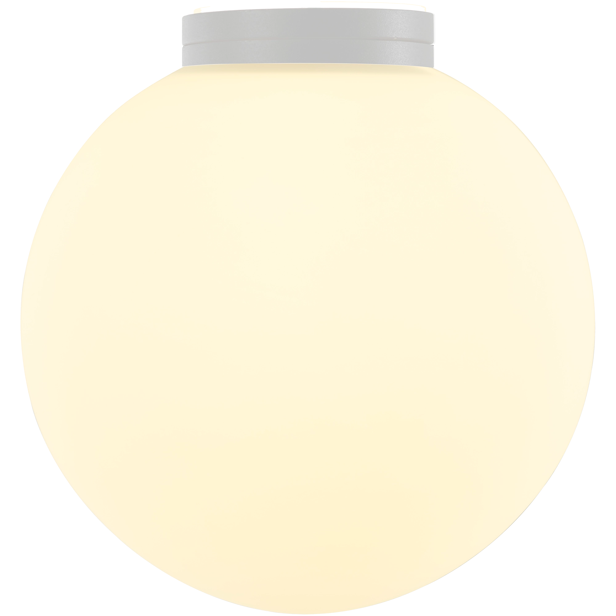 Crest Orb Ø120 Wall Light G9 White with Opal IP44