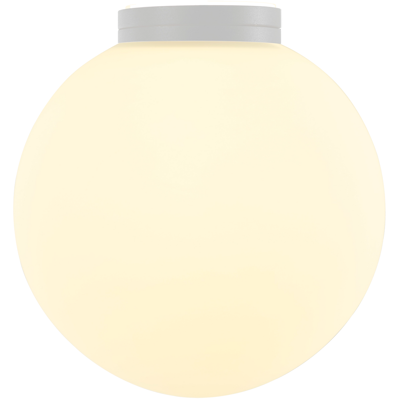 Crest Orb Ø120 Wall Light G9 White with Opal IP44