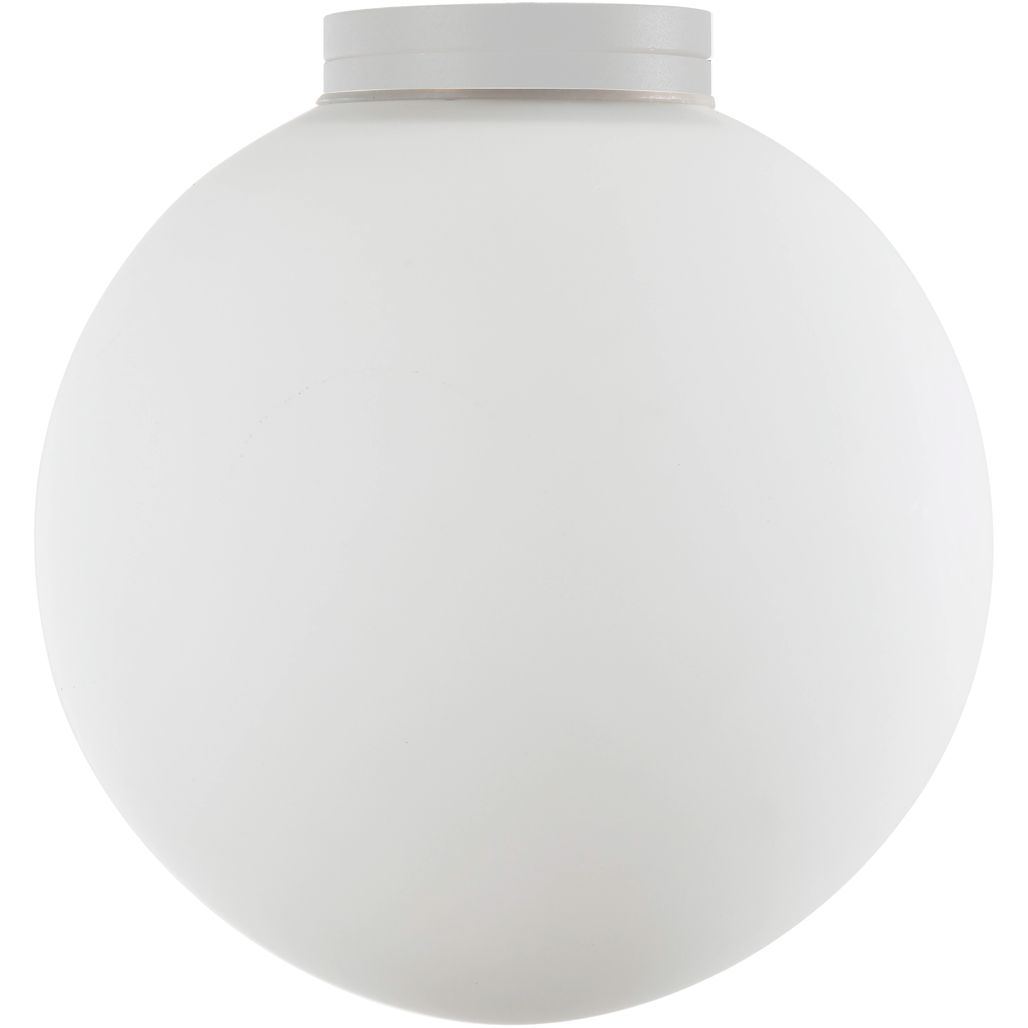 Crest Orb Ø140 Wall Light G9 White with Opal IP44