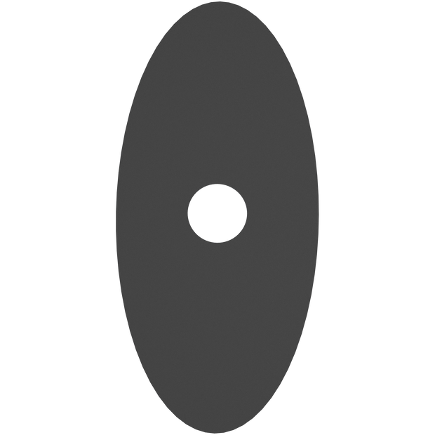 Crest Orb Oval Dress Ring Only 300mm x 140mm Black