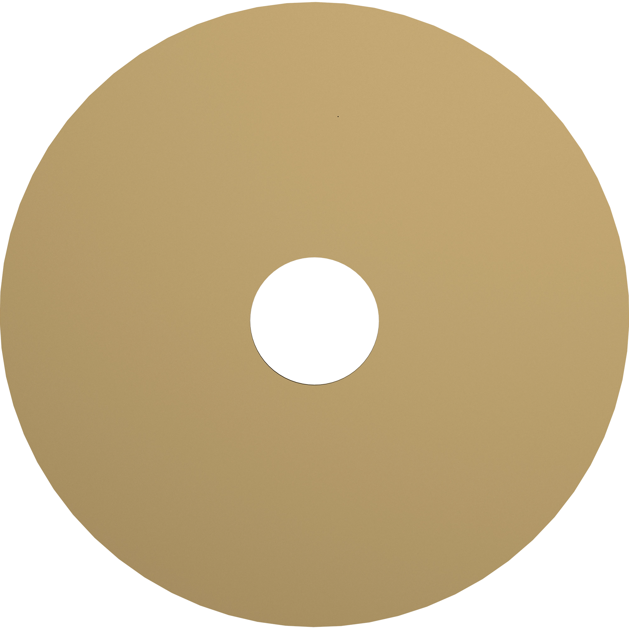 Crest Orb Round Dress Ring Only Ø300mm Brass